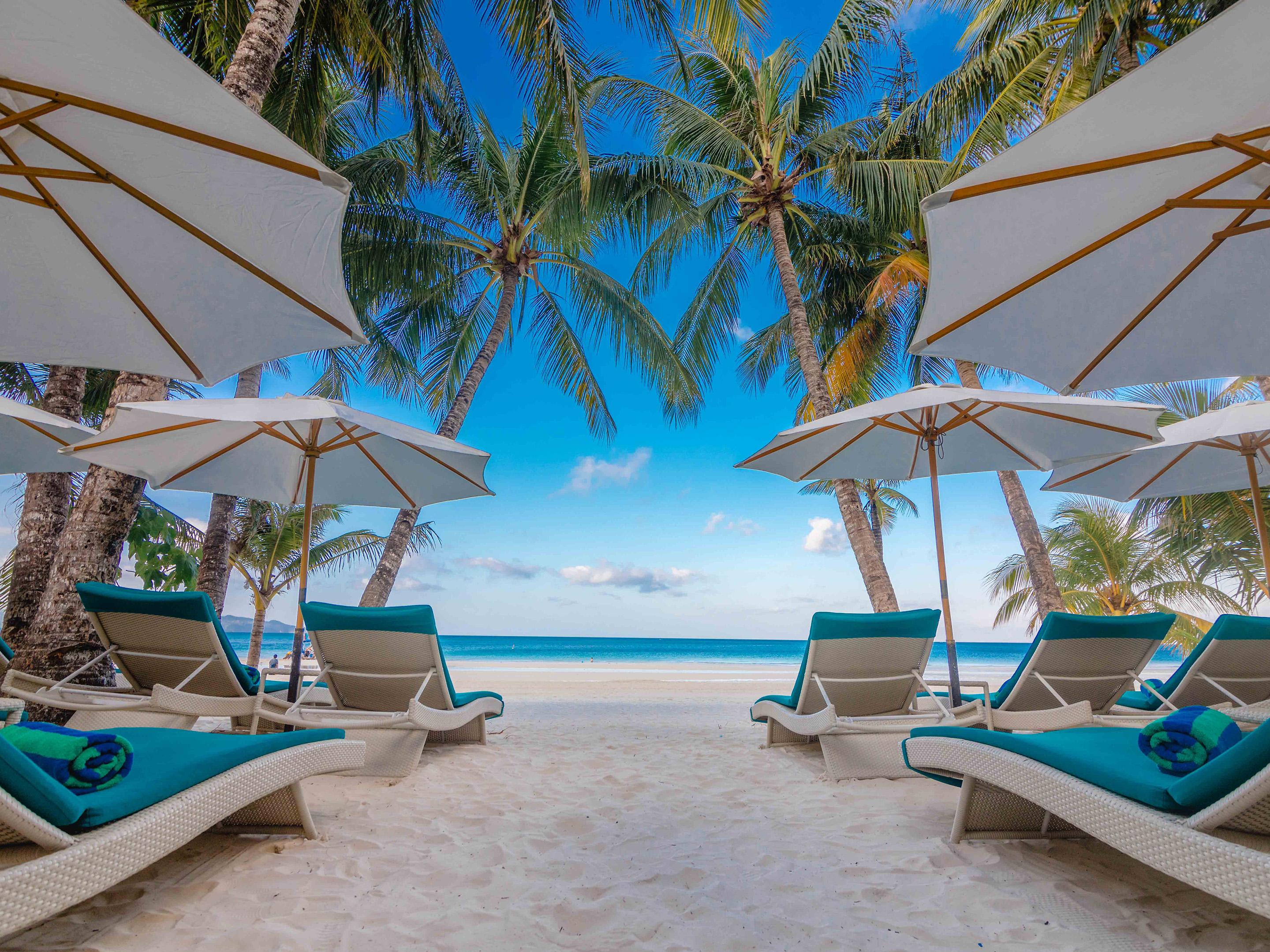 Henann Prime Beach Resort Balabag  Dış mekan fotoğraf Beach at the Shangri-La's Tanjung Rhu Resort